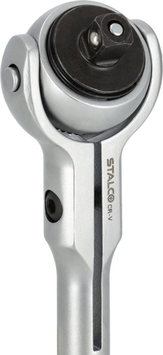 Grzechotka 360°
 1/4" 155 mm STALCO
 S-54096