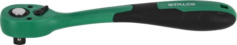 Grzechotka odgięta z powłoką kompozytową
1/4" 150 mm STALCO
S-54041 Grzechotka odgięta z powłoką kompozytową
1/4" 150 mm STALCO
S-54041