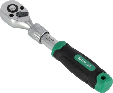 Grzechotka teleskopowa
1/4" 150-200 mm STALCO
S-54047 Grzechotka teleskopowa
1/4" 150-200 mm STALCO
S-54047