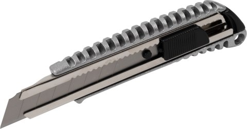 Nóż z ostrzem łamanym
18 mm / skręcany STALCO
S-17540 Nóż z ostrzem łamanym
18 mm / skręcany STALCO
S-17540