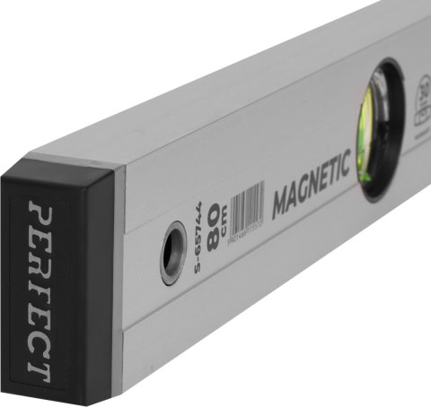 Poziomnica aluminiowa anodowana z magnesem
 40 cm STALCO PERFECT
 S-65740