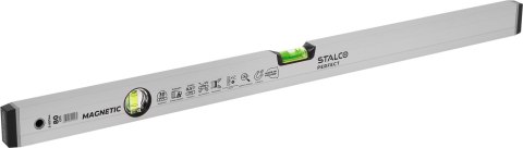 Poziomnica aluminiowa anodowana z magnesem
 40 cm STALCO PERFECT
 S-65740