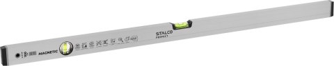 Poziomnica aluminiowa anodowana z magnesem
 40 cm STALCO PERFECT
 S-65740