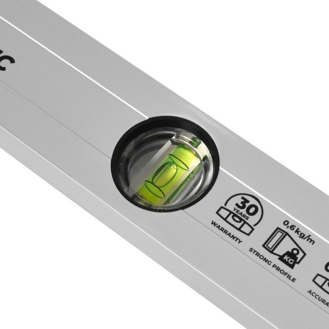 Poziomnica aluminiowa anodowana z magnesem
 40 cm STALCO PERFECT
 S-65740