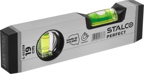 Poziomnica kieszonkowa
 19 cm / z magnesem STALCO PERFECT
 S-65209