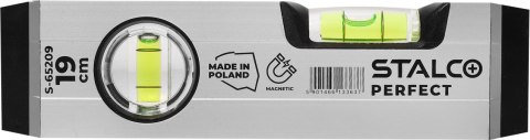 Poziomnica kieszonkowa
 19 cm / z magnesem STALCO PERFECT
 S-65209