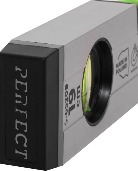 Poziomnica kieszonkowa
 19 cm / z magnesem STALCO PERFECT
 S-65209