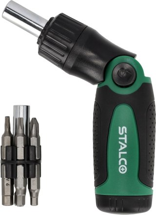 Wkrętak z grzechotką z końcówkami
 STALCO
 S-12403