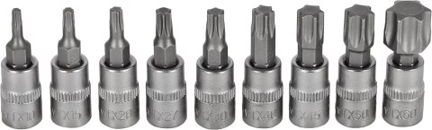 Zestaw bitów na nasadkach 1/4" na listwie 9 szt.
STALCO
S-54019 Zestaw bitów na nasadkach 1/4" na listwie 9 szt.
STALCO
S-54019