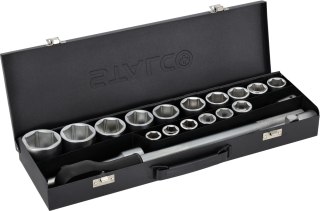 Zestaw kluczy nasadowych 3/4" 21 el.
 STALCO
 S-54007