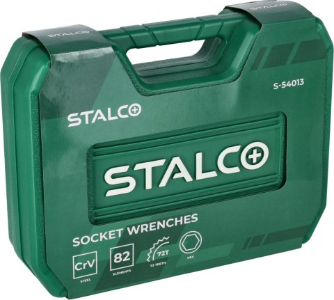 Zestaw kluczy nasadowych i kluczy płasko oczkowych 82 elementy S-54013
STALCO
S-54013 Zestaw kluczy nasadowych i kluczy płasko oczkowych 82 elementy S-54013
STALCO
S-54013