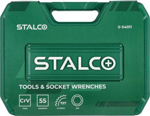 Zestaw multinarzędziowy , 55 elementów S-54011
STALCO
S-54011 Zestaw multinarzędziowy , 55 elementów S-54011
STALCO
S-54011