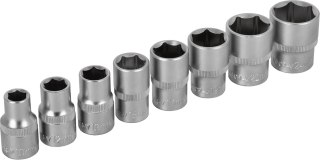 Zestaw nasadek 1/2" na listwie 8 el.
 STALCO
 S-54057