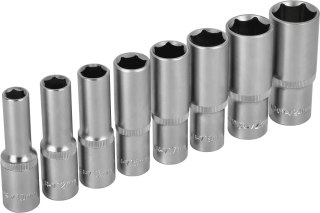 Zestaw nasadek głębokich 1/2" na listwie 8 szt.
 STALCO
 S-54059