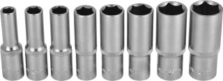 Zestaw nasadek głębokich 1/2" na listwie 8 szt.
 STALCO
 S-54059