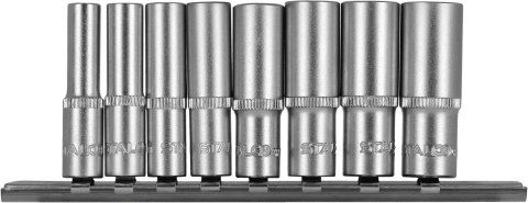Zestaw nasadek głębokich 1/4" na listwie 8 szt.
STALCO
S-54061 Zestaw nasadek głębokich 1/4" na listwie 8 szt.
STALCO
S-54061