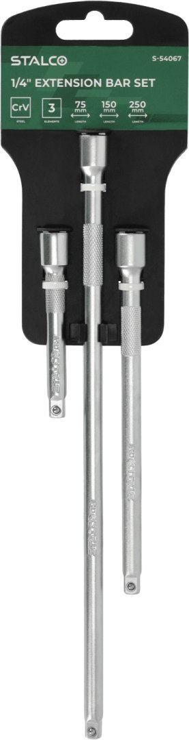 Zestaw przedłużek 1/4"
 STALCO
 S-54067