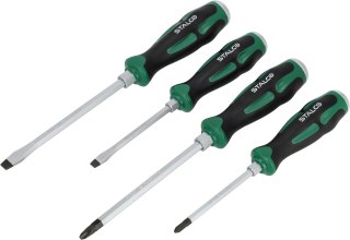 Zestaw wkrętaków ślusarskich do pobijania 4 El.
 STALCO
 S-12395
