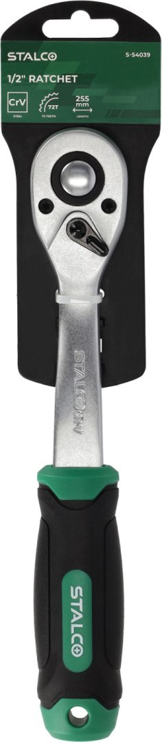 Grzechotka odgięta
 1/2" 255 mm STALCO
 S-54039