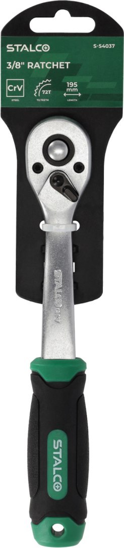 Grzechotka odgięta
 3/8" 195 mm STALCO
 S-54037