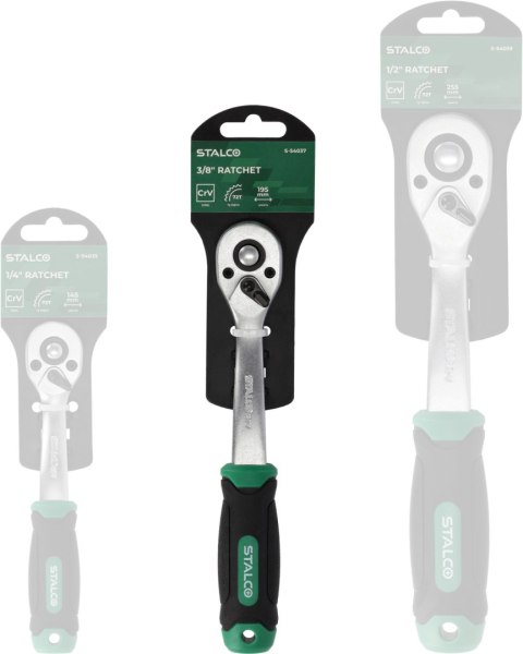 Grzechotka odgięta
3/8" 195 mm STALCO
S-54037 Grzechotka odgięta
3/8" 195 mm STALCO
S-54037