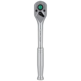 Grzechotka prosta 3/8" 90 zębów 200mm rękojeść metalowa STALCO S011154082