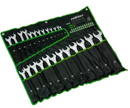 Klucze płasko - oczkowe 6-22mm 12elem. polerowane STALCO PERFECT S-76754 Klucze płasko - oczkowe 6-22mm 12elem. polerowane STALCO PERFECT S-76754