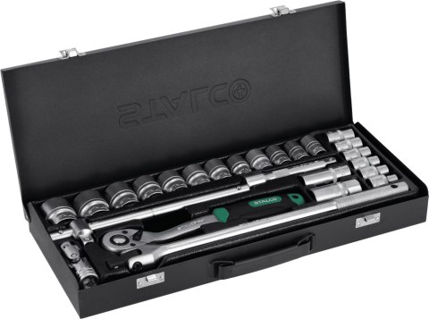 Zestaw kluczy nasadowych , 25 elementów S-54009
STALCO Zestaw kluczy nasadowych , 25 elementów S-54009
STALCO