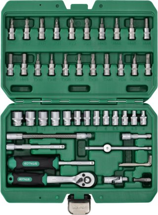 Zestaw kluczy nasadowych 48 elementów S-54015
 STALCO