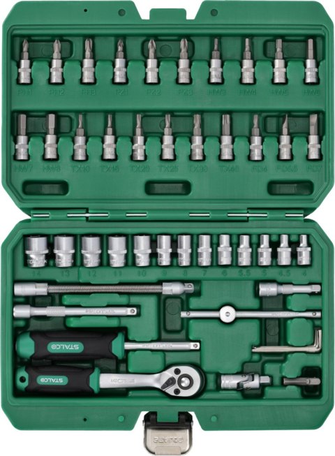 Zestaw kluczy nasadowych 48 elementów S-54015
STALCO Zestaw kluczy nasadowych 48 elementów S-54015
STALCO