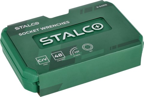 Zestaw kluczy nasadowych 48 elementów S-54015
STALCO Zestaw kluczy nasadowych 48 elementów S-54015
STALCO