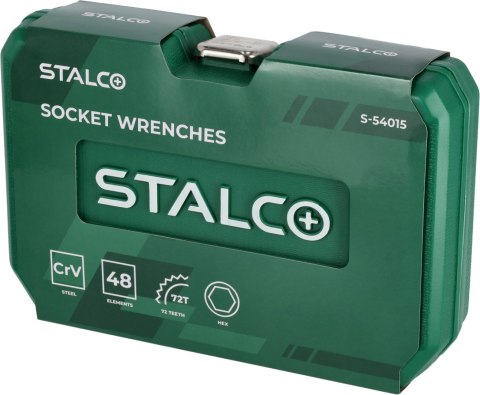 Zestaw kluczy nasadowych 48 elementów S-54015
STALCO Zestaw kluczy nasadowych 48 elementów S-54015
STALCO