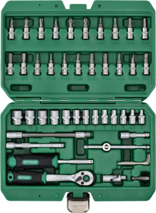 Zestaw kluczy nasadowych 48 elementów S-54020
 STALCO
 S-54020