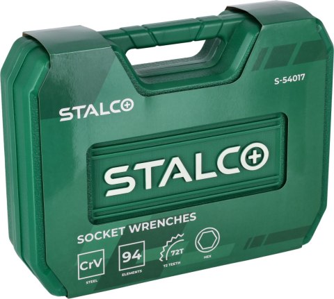 Zestaw kluczy nasadowych , 94 elementy S-54017
STALCO
S-54017 Zestaw kluczy nasadowych , 94 elementy S-54017
STALCO
S-54017