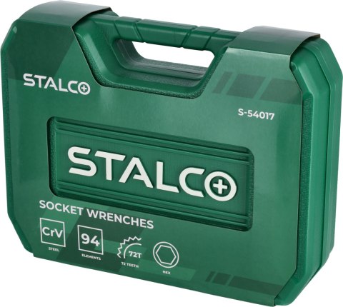 Zestaw kluczy nasadowych , 94 elementy S-54017
STALCO
S-54017 Zestaw kluczy nasadowych , 94 elementy S-54017
STALCO
S-54017