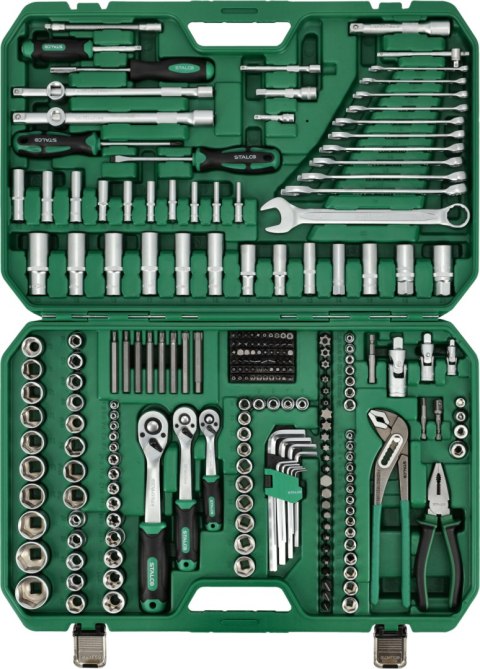 Zestaw kluczy nasadowych i narzędzi , opakowanie BMC, 237 elementów , 1/4'' 3/8'' 1/2'', "STALCO" S-54018
STALCO
S-5 Zestaw kluczy nasadowych i narzędzi , opakowanie BMC, 237 elementów , 1/4'' 3/8'' 1/2'', "STALCO" S-54018
STALCO
S-5