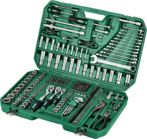 Zestaw kluczy nasadowych i narzędzi , opakowanie BMC, 237 elementów , 1/4'' 3/8'' 1/2'', "STALCO" S-54018
STALCO
S-5 Zestaw kluczy nasadowych i narzędzi , opakowanie BMC, 237 elementów , 1/4'' 3/8'' 1/2'', "STALCO" S-54018
STALCO
S-5