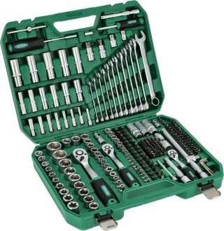 Zestaw kluczy nasadowych i płasko oczkowych, 219 elementów S-54005
 STALCO
 S-54005