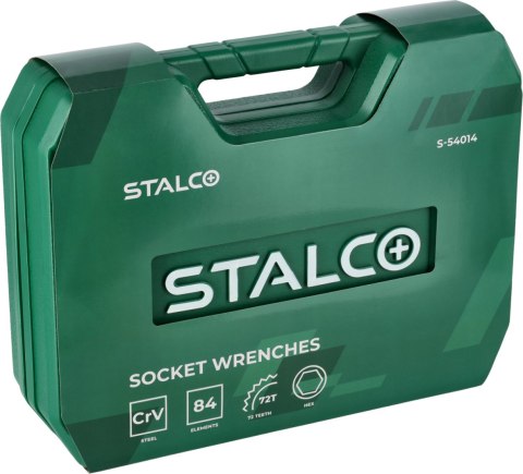 Zestaw kluczy nasadowych , opakowanie BMC, 84 elementów , 1/2'' , 1/4'', "STALCO" S-54014
STALCO
S-54014 Zestaw kluczy nasadowych , opakowanie BMC, 84 elementów , 1/2'' , 1/4'', "STALCO" S-54014
STALCO
S-54014