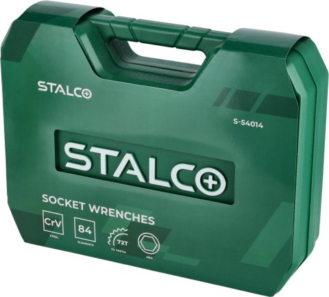 Zestaw kluczy nasadowych , opakowanie BMC, 84 elementów , 1/2'' , 1/4'', "STALCO" S-54014
STALCO
S-54014 Zestaw kluczy nasadowych , opakowanie BMC, 84 elementów , 1/2'' , 1/4'', "STALCO" S-54014
STALCO
S-54014