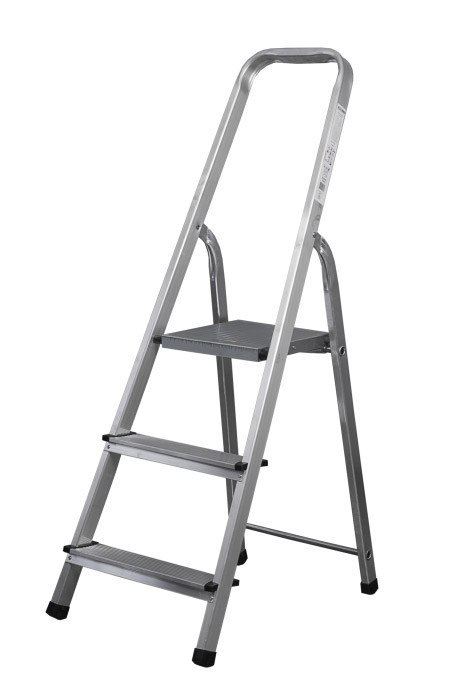Drabina domowa 120kg 4 stopnie aluminiowa STALCO S-40514 Drabina domowa 120kg 4 stopnie aluminiowa STALCO S-40514