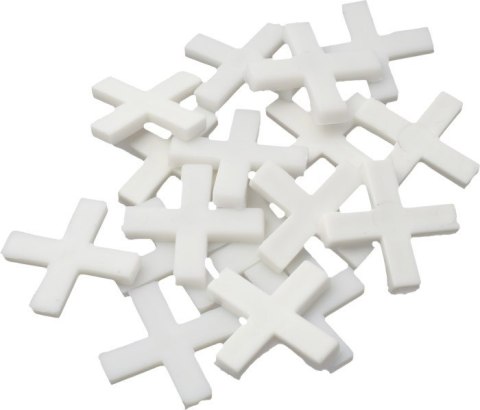 Krzyżyki do glazury 5mm dystansowe STALCO S-39650 Krzyżyki do glazury 5mm dystansowe STALCO S-39650