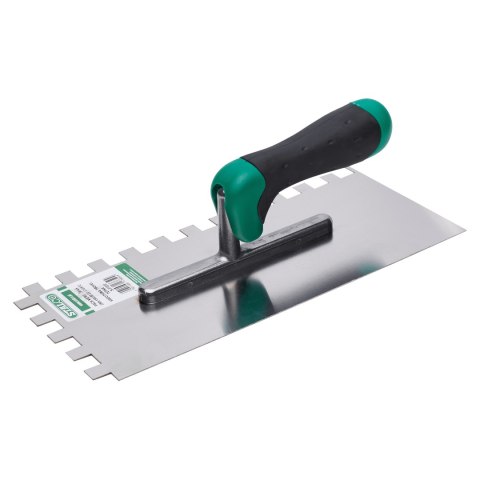 Paca nierdzewna 280x130mm ząb 12x12 uch. 2k STALCO S-37232 Paca nierdzewna 280x130mm ząb 12x12 uch. 2k STALCO S-37232