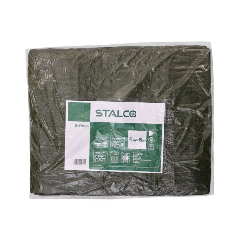 Plandeka impregnowana 4x6m 90g/m2 STALCO S-47646 Plandeka impregnowana 4x6m 90g/m2 STALCO S-47646