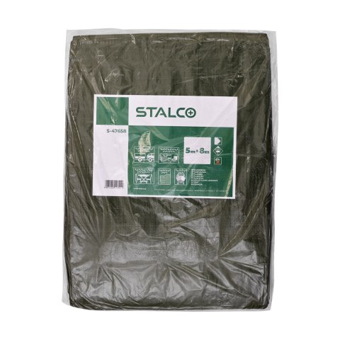 Plandeka impregnowana 5x8m 90g/m2 STALCO S-47658 Plandeka impregnowana 5x8m 90g/m2 STALCO S-47658