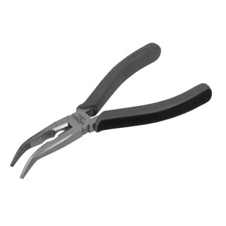 Szczypce wydłużone wygięte 200mm STALCO PERFECT S-67055