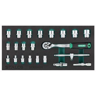 Zestaw kluczy nasadowych 3/8"