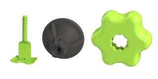 Zestaw system No 4 klips/pokrętło do fugi 2mm opakowanie wiadro 150/150szt. STALCO PERFECT S-75261
