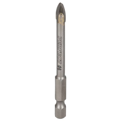 Wiertło do szkła 6x75mm STALCO PERFECT S-72174 Wiertło do szkła 6x75mm STALCO PERFECT S-72174