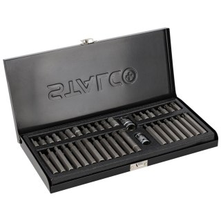 Końcówki wkrętakowe TORX - HEX - Spline - kpl. 40 szt.